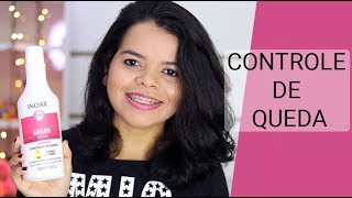 RESENHA DO SHAMPOO ARGAN INFUSION CONTROLE DE QUEDA DA INOAR  LOW POO [upl. by Modie]