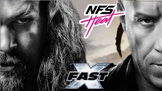 Fast X in NFS Heat version  Need for speed Heat Vin Diesel  Jason Momoa [upl. by Stila]