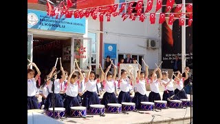 23 Nisan Ritim Gösterisi  Bahçeşehir Süleyman Demirel İlkokulu 1E Sınıfı [upl. by Grindlay]