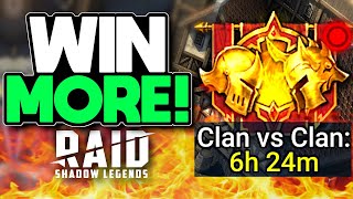 Get the MOST out of Clan vs Clan in Raid Shadow Legends [upl. by Cantu]