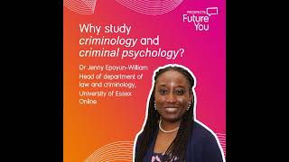 Why study criminology and criminal psychology  with the University of Essex Online [upl. by Turro]