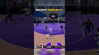 Realistic dribbling over glitchy moves 🤩✨ nba2k25 2k25 nba2k25gameplay [upl. by Ertha]