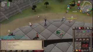 Runescape 15 prayer 42 def B gloves destruction [upl. by Yhtac175]