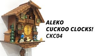 ALEKO Handcrafted Wooden Cuckoo Wall Clock CKC04 [upl. by Tomkin]