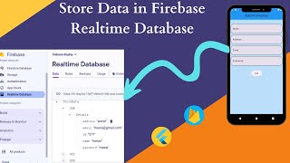 Store Data in Firebase Realtime Database Flutter  Realtime Database Firebase Flutter [upl. by Ecital702]