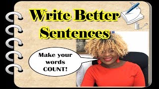 How to Write Clear Concise Sentences  Reducing Wordiness [upl. by Aggappe]