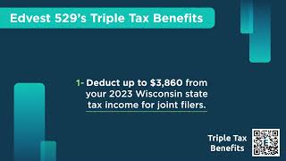 Edvest 529 Triple Tax Benefits  2023 [upl. by Herries409]