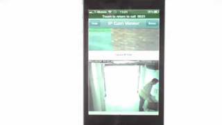 CeliusAccess Entry Demo IP Camera Viewer iPhone 4 [upl. by Novets]