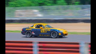 2024 SCCA Super Tour  MidOhio Spec Miata [upl. by Ernest923]