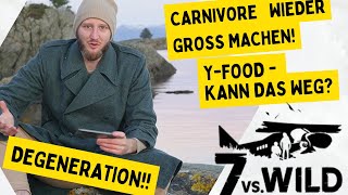 7vswild CRASHED aus CARNIVOREr Perspektive Vegetarisch survivaln Quatsch [upl. by Cordova]