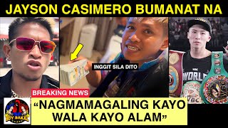 Jayson Casimero May BANAT “NAGMAMAGALING KAYO WALA KAYO ALAM” Marlon Tapales GUGULATIN Si Inoue [upl. by Ettezoj]