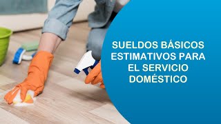 Sueldos básicos de empleados domésticos en julio agosto y septiembre de 2023 [upl. by Aisatan]