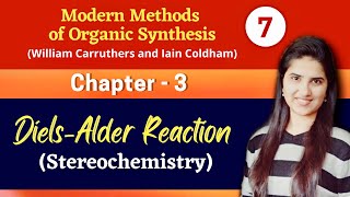 Diels alder reaction stereochemistry Examples  Organic chemistry Pericyclic reactions Carruthers [upl. by Jo-Ann941]