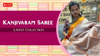 Exclusive Kanjivaram Saree Collection At Mugdha  Live from Chennai TNagar Store [upl. by Tamarra]