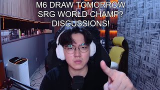 M6 DRAW TOMORROW SRG WORLD CHAMP Live Discussion [upl. by Aenal]