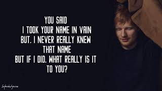 Ed Sheeran  Hallelujah Lyrics [upl. by Creigh]