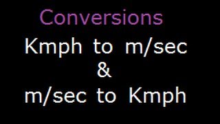 Math problem speed distance conversion of Kmhr to ms [upl. by Anirroc413]