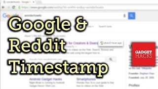 See Timestamps for Visited Links on Google amp Reddit HowTo [upl. by Truelove74]