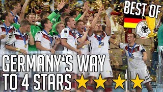 Germanys Way To 4 Stars ✶ FIFA World Cup 2014  BEST OF [upl. by Whitebook]