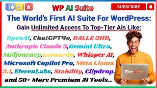 WP AI Suite Review The Ultimate 75 AI Tools for Your WordPress Site [upl. by Wattenberg846]