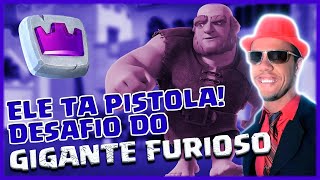 ELE TA PISTOLA NOVO DESAFIO DO GIGANTE FURIOSO 10k CLASH ROYALE 🔴 [upl. by Nael967]