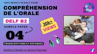 DELF B2  Compréhension de lorale No 04  DELF B2 Listening Practice Test Online [upl. by Ilyak824]