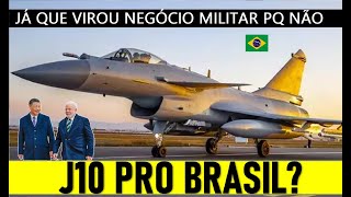 Caca J10 para o BRASIL Já que virou NEGÓCIO MILITAR military militar geopolitica [upl. by Ehcadroj]