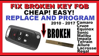 How to fix GM Switchblade Key Fob Cheap and Easy Move Key to New Fob amp Program it Chevy Buick GMC [upl. by Ithsav585]