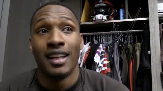 Damarious Randall gets death threats on social media after helmettohelmet hit vs Steelers [upl. by Nosnhoj]