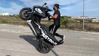 TMAX WHEELIE tmax tmax530 tmax560 tmax500 bikelife tmaxturbo tmaxwheeli creator market [upl. by Eatnad]