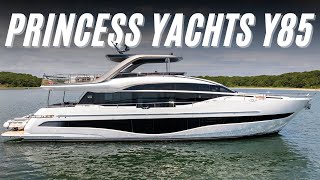 78 Million 2023 Princess Y85 Yacht [upl. by Aihseyt]