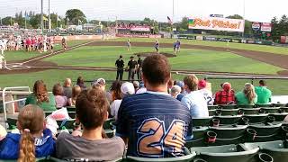 mallards first pitch [upl. by Yehudi44]