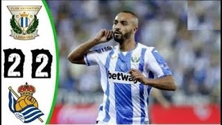 Leganes Vs Real Sociedad 2  2 La Liga 24082018 [upl. by Hazem]