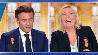 quotOn voit quon vieillitquot  Quand Emmanuel Macron et Marine Le Pen plaisantent sur leur discipline [upl. by Eanod]