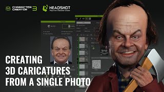 Master Class  Create 3D Caricatures Quickly with Character Creator Headshot amp SkinGen  by Mythcons [upl. by Yaron]