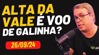 🔴DISPARADA DA VALE VAI CONTINUAR NÃO COMPRE VALE3 CMIN3 SEM VER ESTE VÍDEO [upl. by Burrton633]