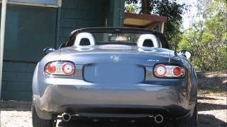 MX5 NC GWR Roadstersport Midpipe and Q Muffler VS Stock [upl. by Glynis]