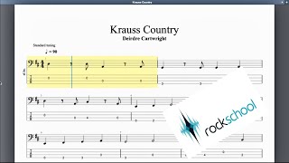 Krauss Country Rockschool Grade 1 Bass [upl. by Uhn643]