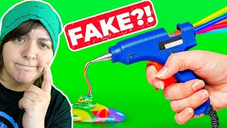 I Actually Try WEIRD Glue Gun Hacks Debunking 5Minute Crafts [upl. by Merth306]