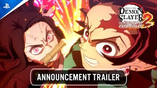 Demon Slayer Kimetsu no Yaiba The Hinokami Chronicles 2  Announcement Trailer  PS5 amp PS4 Games [upl. by Soalokin623]