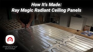 How Its Made Messana Ray Magic® Gypsum Radiant Ceiling Panels Heating amp Cooling [upl. by Anawd]