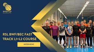 From court to coaching Ulitina on participating in the BWFBEC Fast Track Coach Education Course [upl. by Dorion]