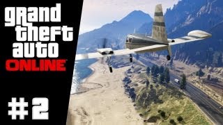 GTA V ONLINE  Ep2  Grand Theft Airplane SRBCROBIH [upl. by Lydnek]