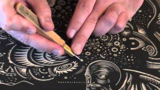 Printmaking Tutorial Woodcarving with Woodblock Tools Intaglio Tricks and Techniques Demo [upl. by Brandt778]