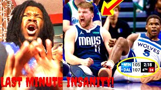 CRAZIER ENDING THAN THE 1ST 2 GAMES MAVERICKS VS TIMBERWOLVES WCF GAME 3 HIGHLIGHTS REACTION 2024 [upl. by Standley323]