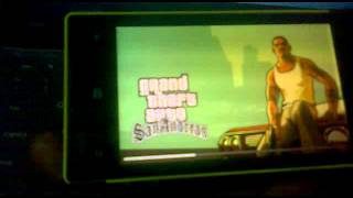 GTA SanAndreas Gameplay On Lumia 520 512Mb Ram [upl. by Pepita354]