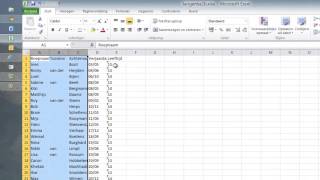 Excel1 verjaardagslijst [upl. by Barger]