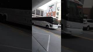 Fullington Trailways bus MCI D4505CT 1161 leaving Williamsport PA [upl. by Inalak158]