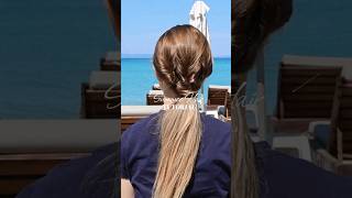 The easiest ponytail hairstyles hairtutorial braidedhairstyles [upl. by Weirick]