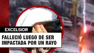 Mujer de 90 años fallece por impacto de un rayo en Tlaxcala [upl. by Etnovad]